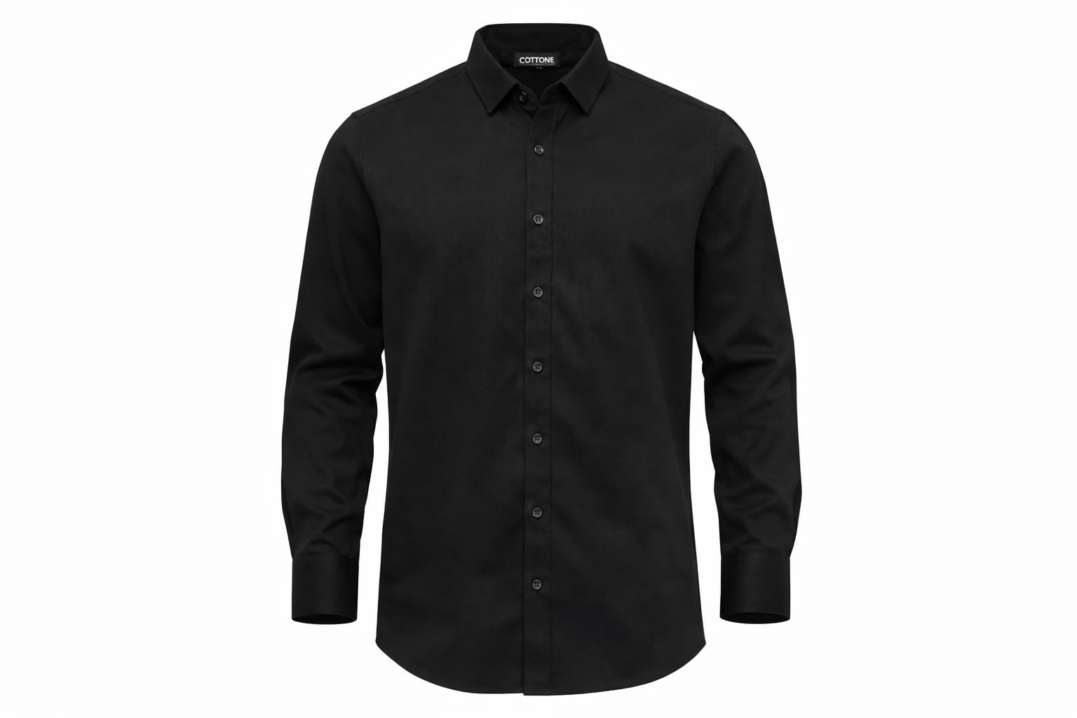 Men's Solid Casual Shirt Regular Fit Cotton Blend