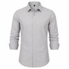 Men's Solid Casual Shirt Regular Fit Cotton Blend